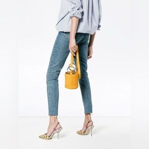 SIMON MILLER Mini Bonsai Leather Bucket / Crossbody Bag